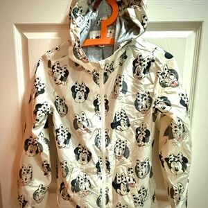 GAP Kids XL windbreaker with Disney Print - Black and White